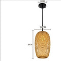 Bamboo Pendant Light for Aesthetic Interiors