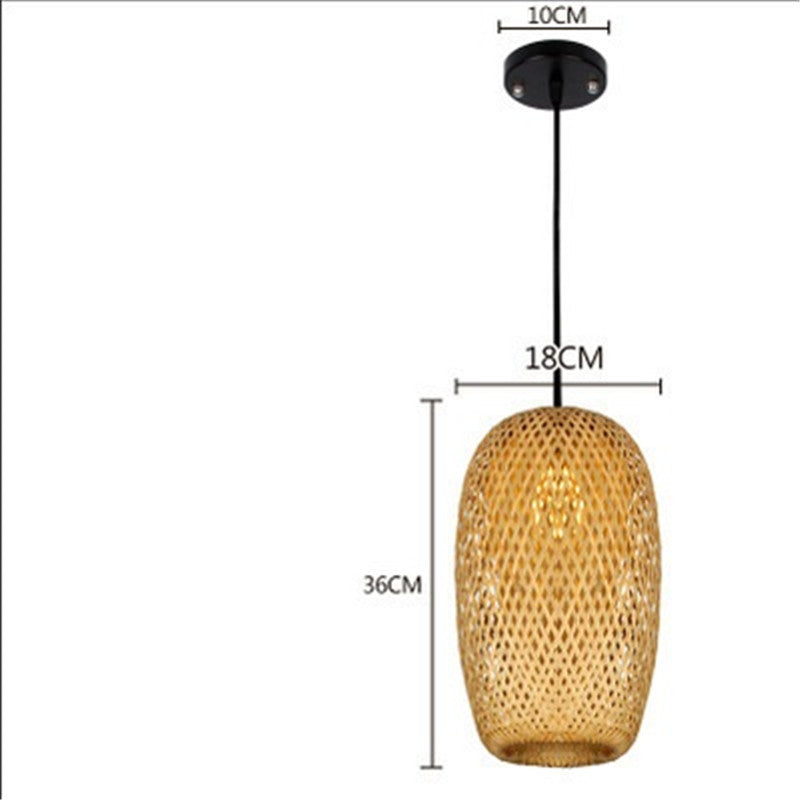 Bamboo Pendant Light for Aesthetic Interiors