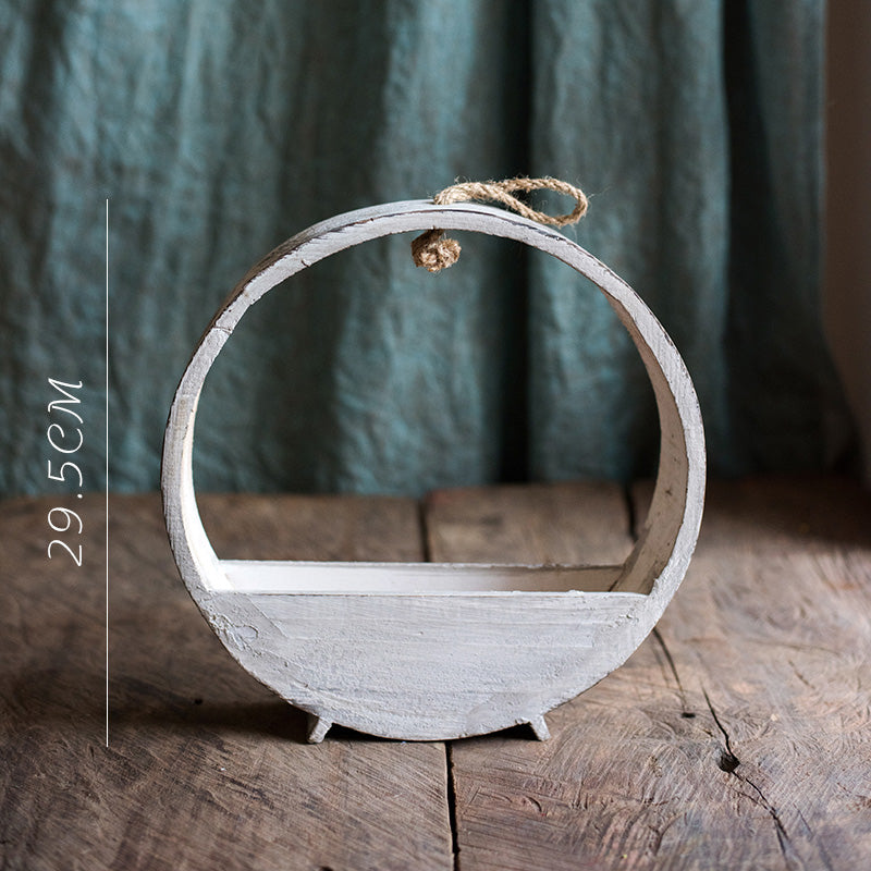 Artisan Wooden Floral Holders