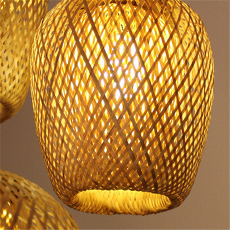 Bamboo Pendant Light for Aesthetic Interiors
